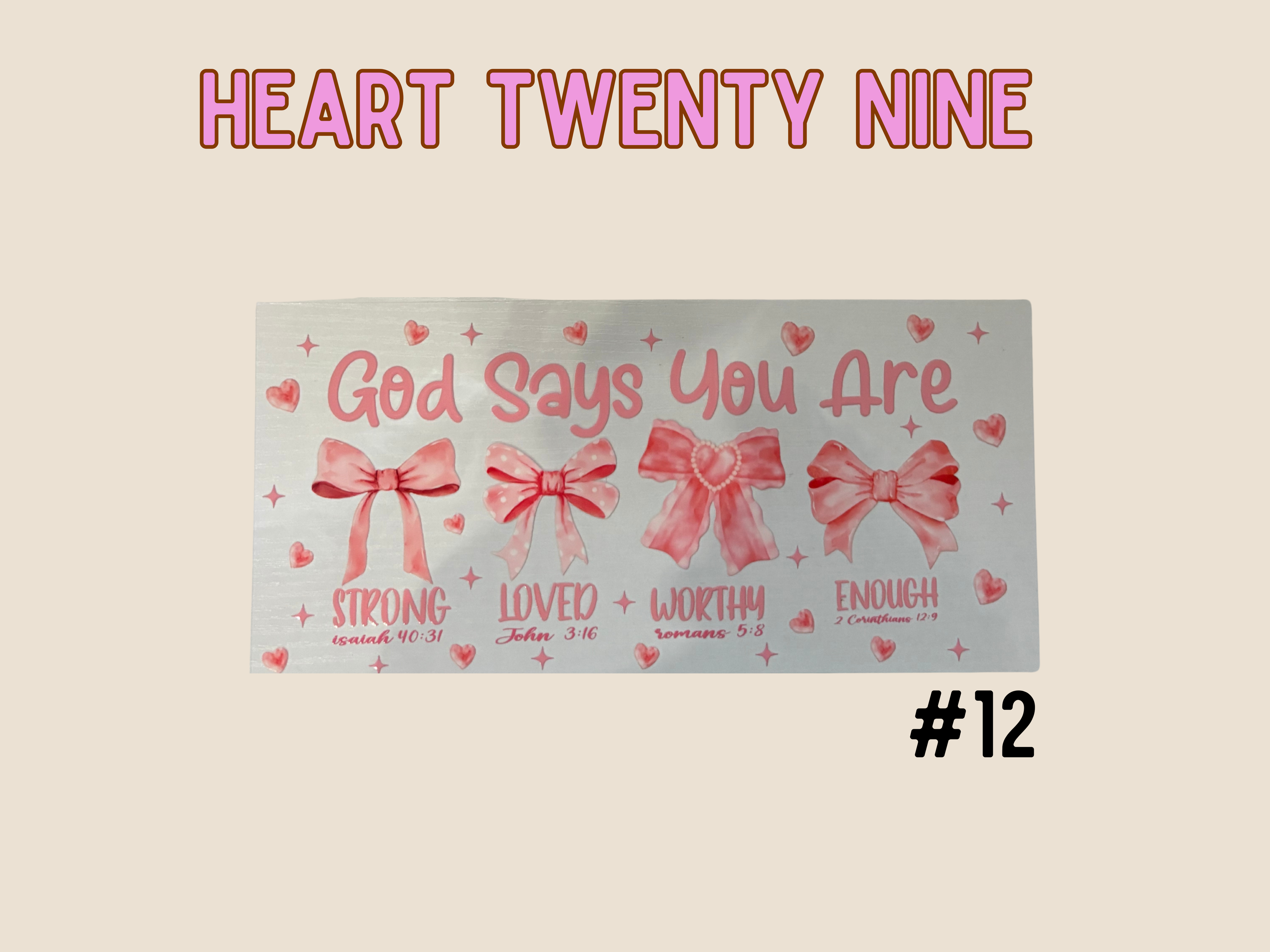 GOD SAYS YOU ARE #12