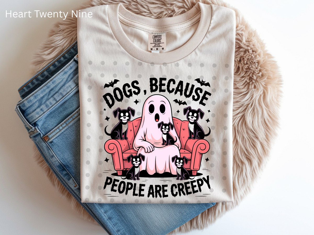 A265 Dogs Because People Are Creepy Halloween