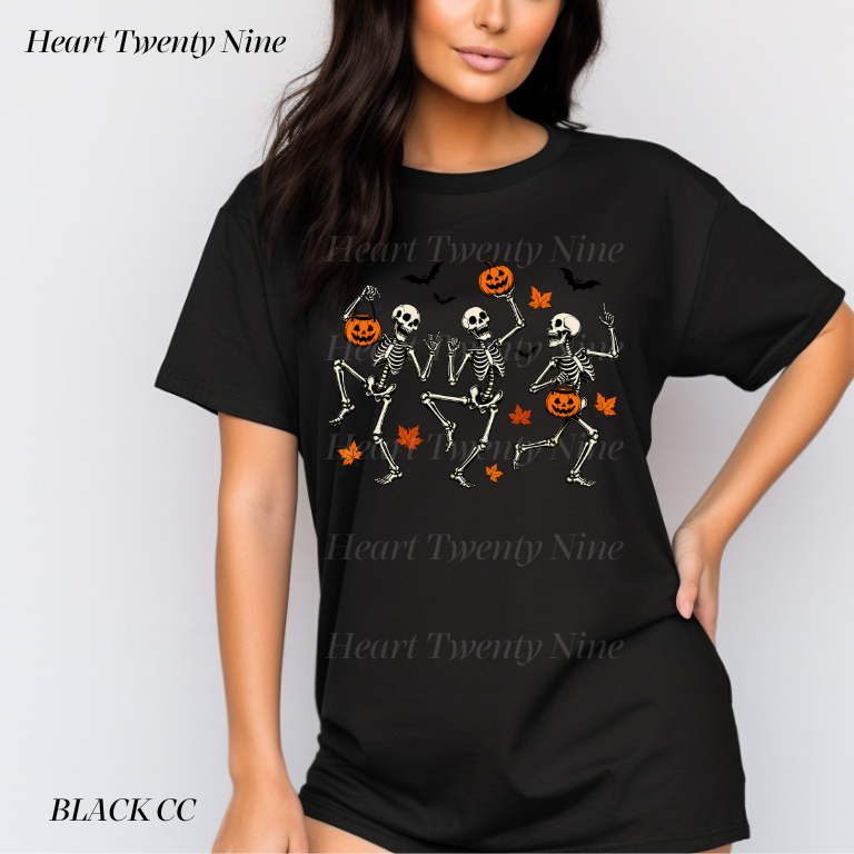 A355 Dancing Skeleton Halloween