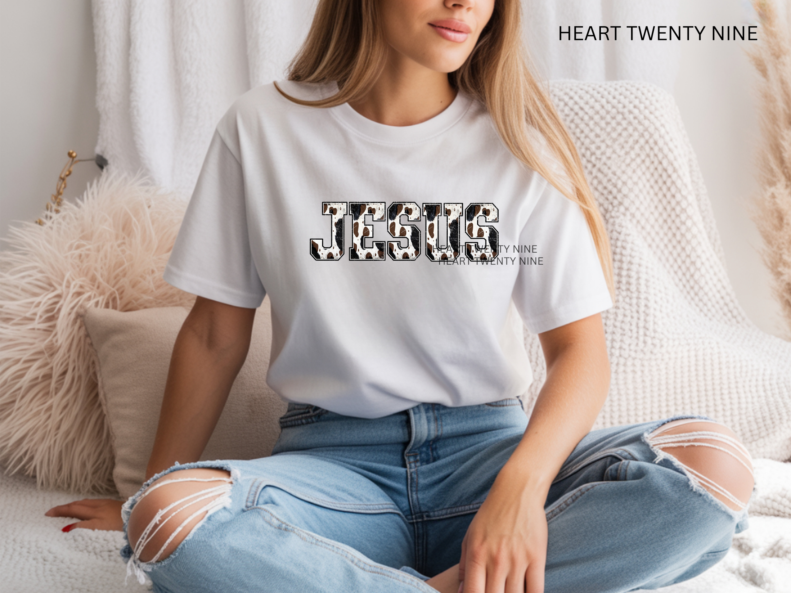 JESUS COW PRINT