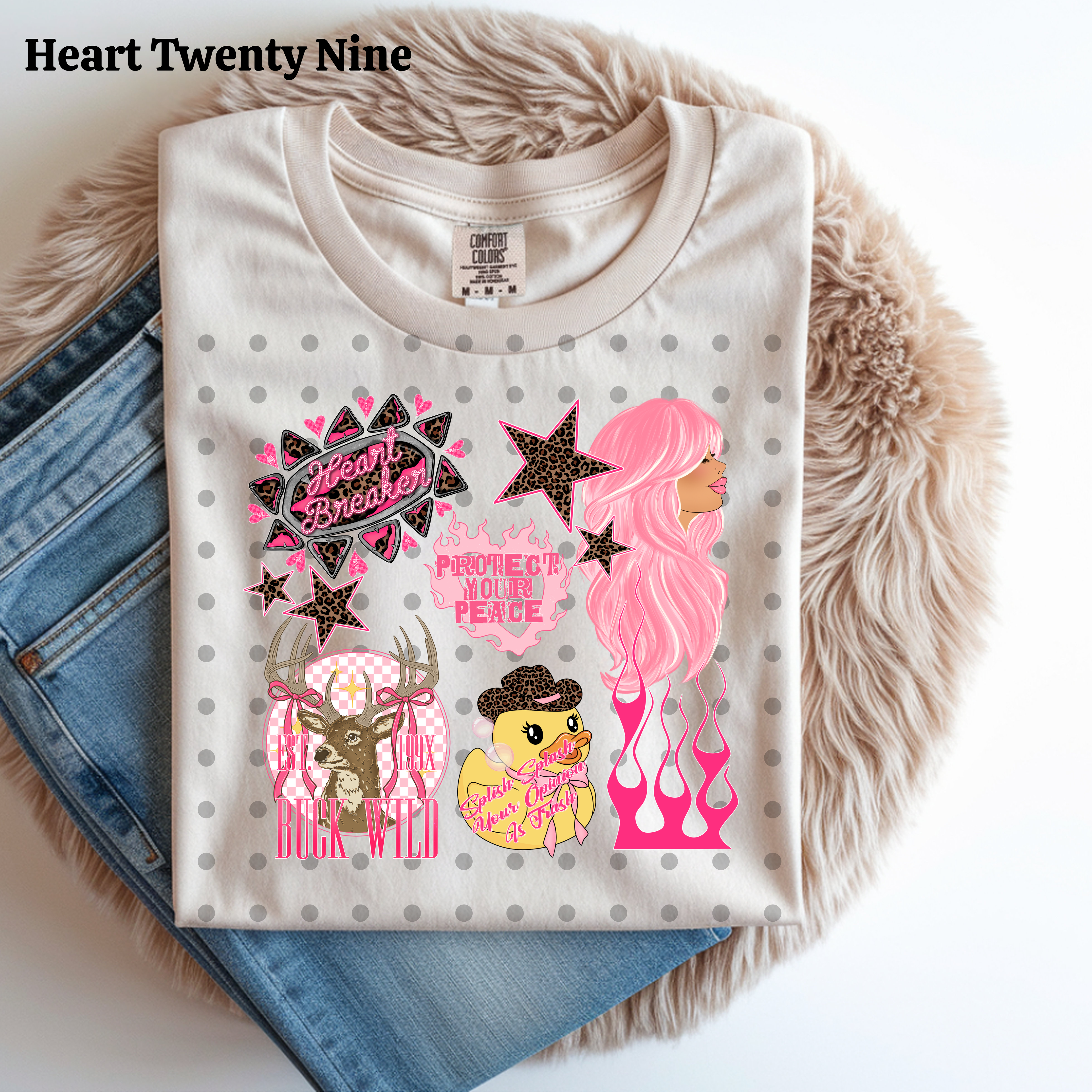 A40 Pink Hair Western