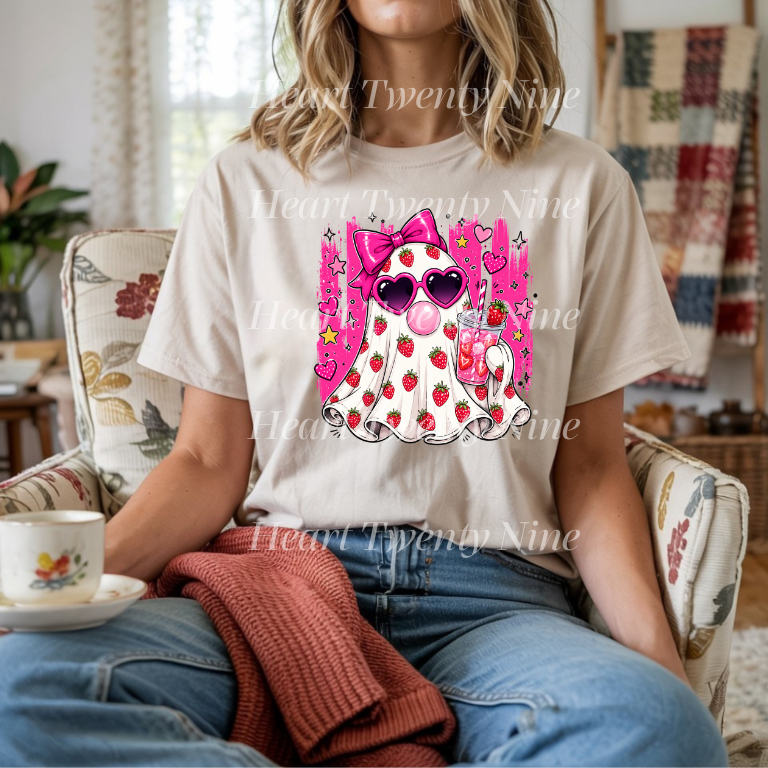 A411 PINK Ghost Halloween