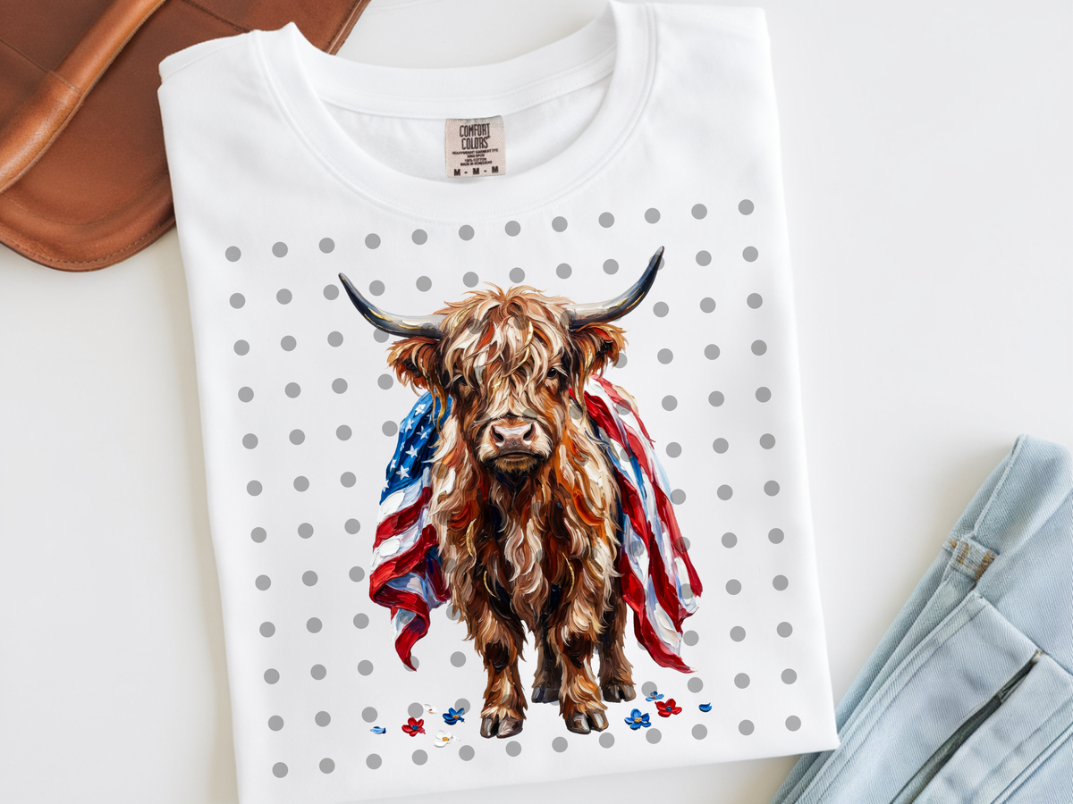 A99 Cow America Flag