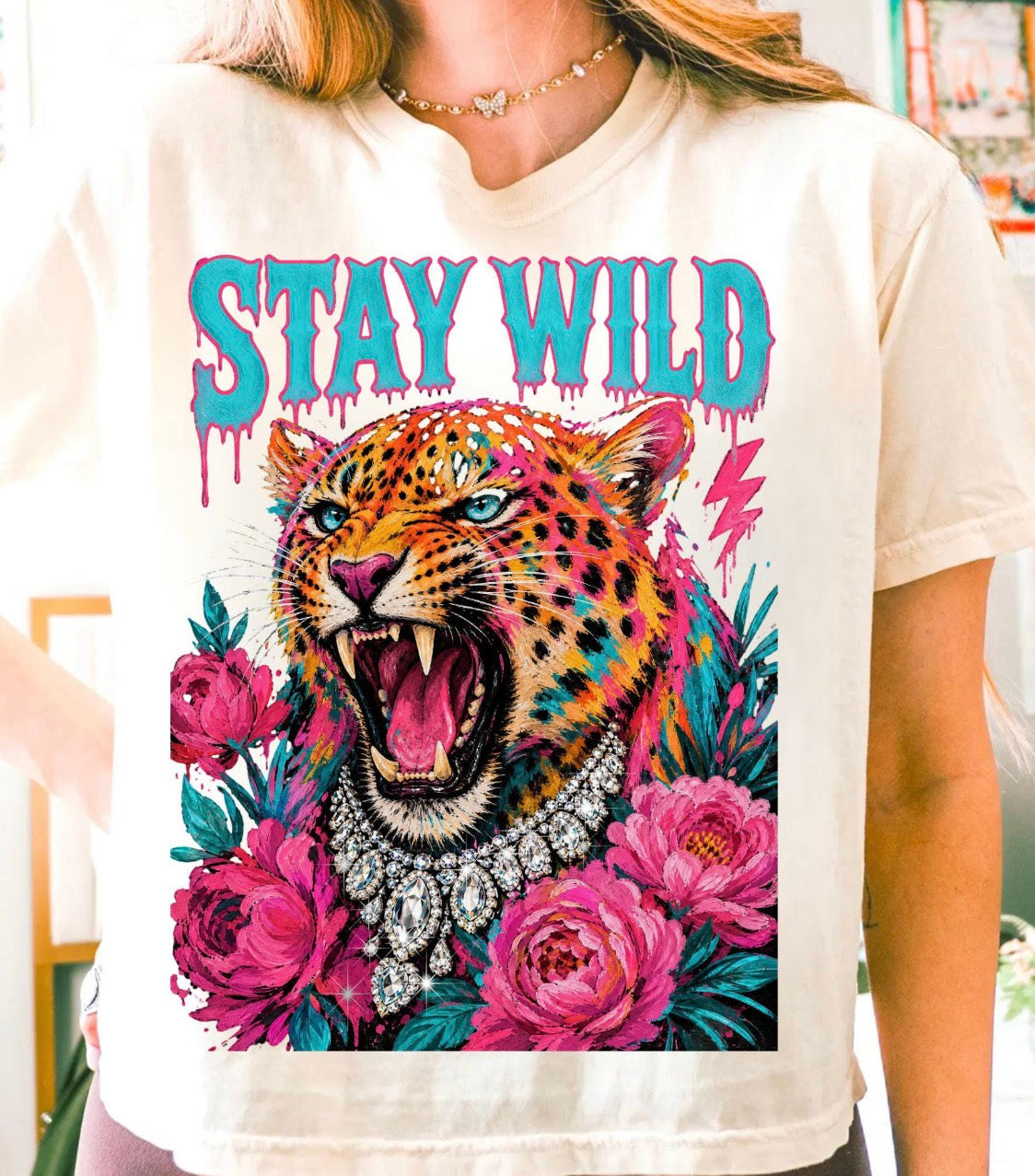 A167 Stay Wild Leopard
