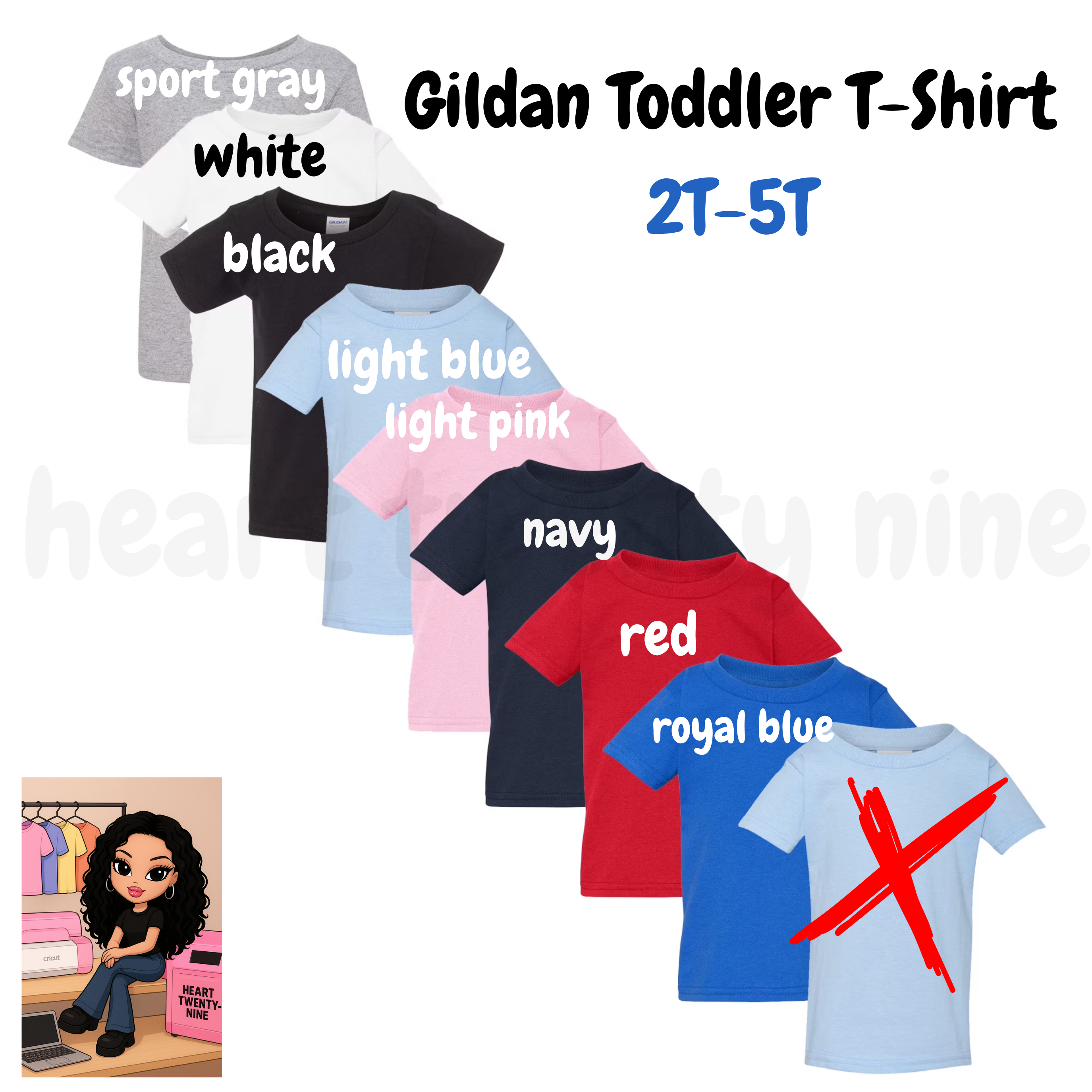 Gildan Toddler 2T-5T