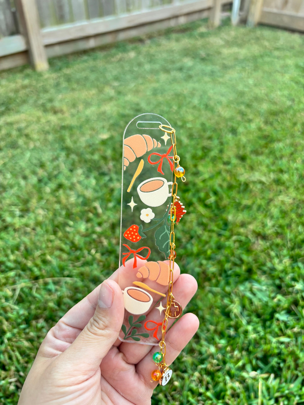 Books Acrylic Bookmark