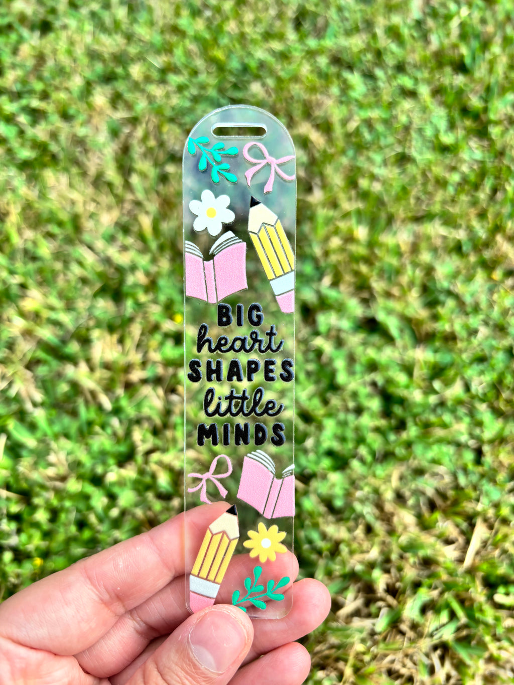 Books Acrylic Bookmark