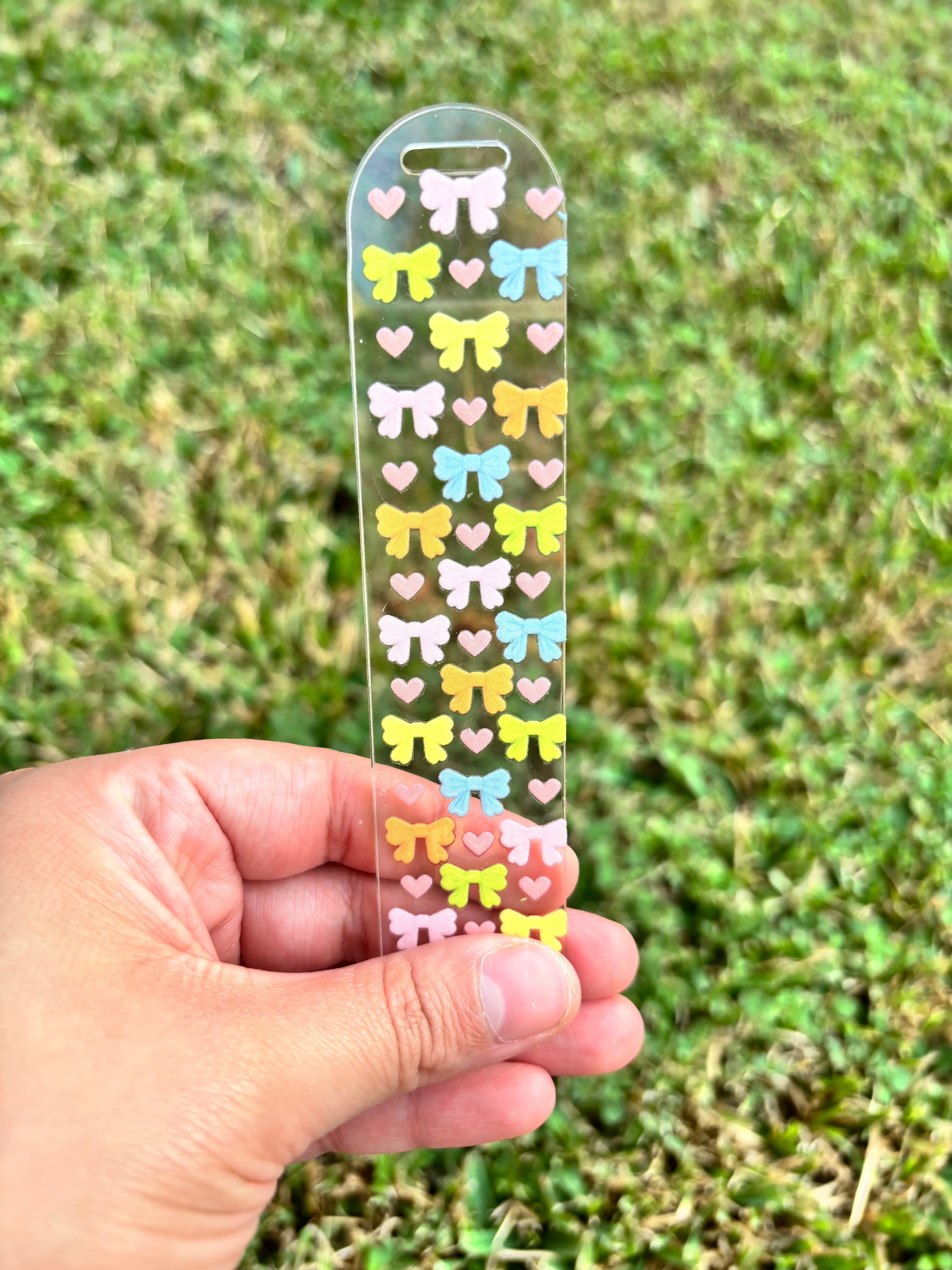 Bows and Hearts Bookmark