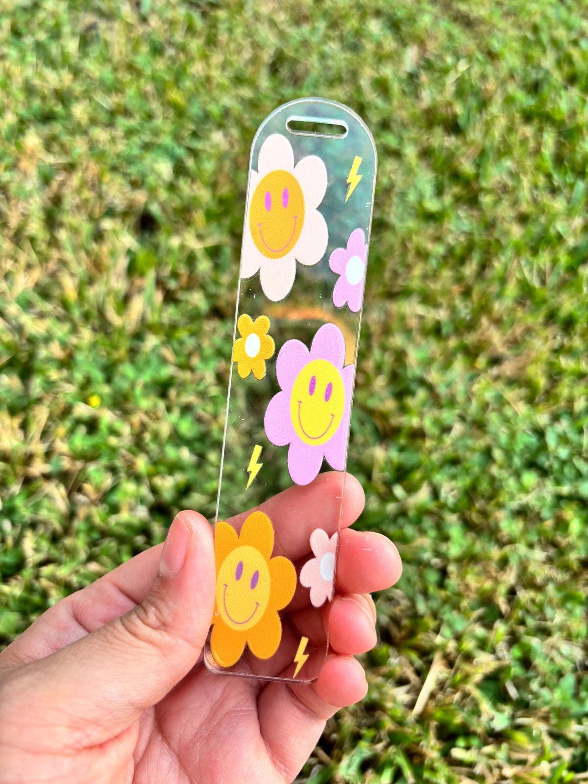 Happy Flowers Bookmark
