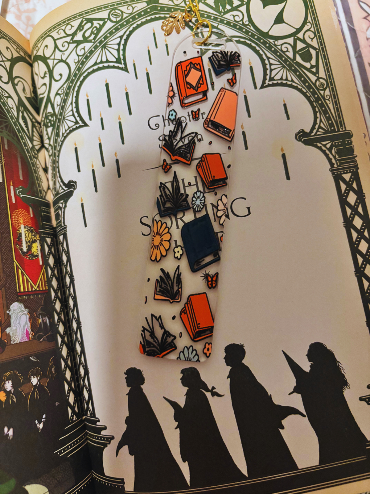 Books Acrylic Bookmark