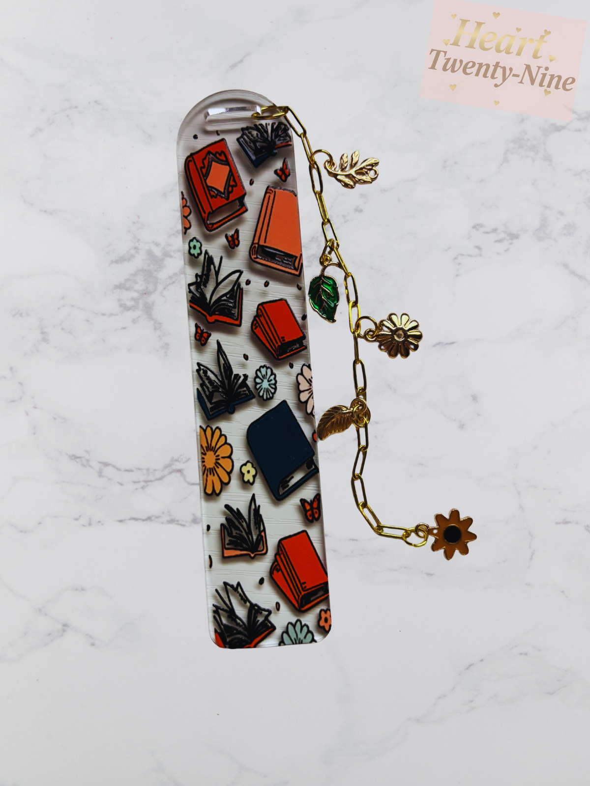 Books Acrylic Bookmark