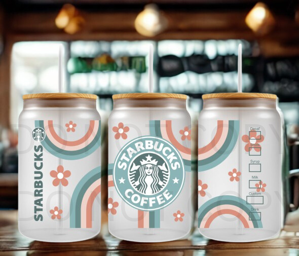 Starbucks and Flowers 16oz